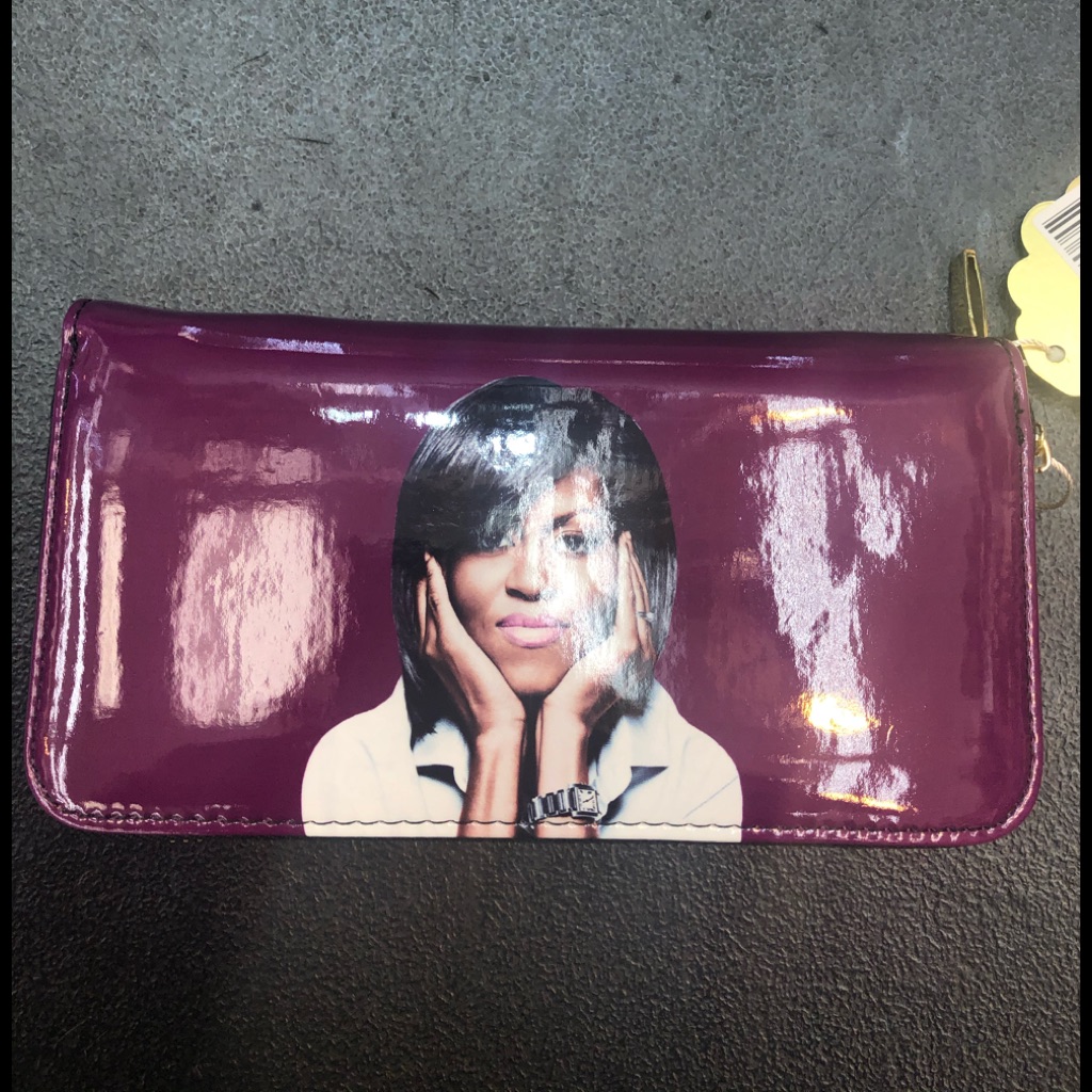 Michelle Obama 2 Zipper Wallets On Sale